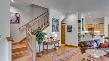 TV connectée, cheminée