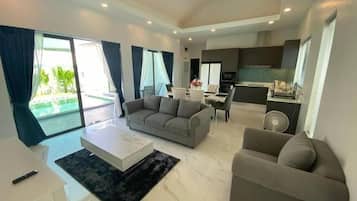 Villa, Patio | Living area