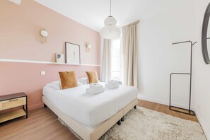 Apartment | 1 bedroom, laptop workspace, iron/ironing board, bed sheets