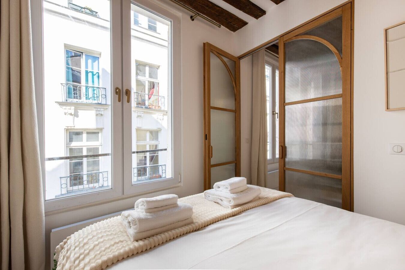 1 bedroom, iron/ironing board, travel crib, WiFi