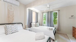 7 makuuhuonetta, silitysrauta/-lauta, ilmainen Wi-Fi, vuodevaatteet