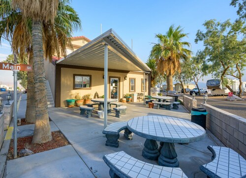 Park Model Home in an RV Resort