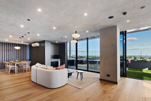 Modern Luxe Charm with Balcony Parking Gym