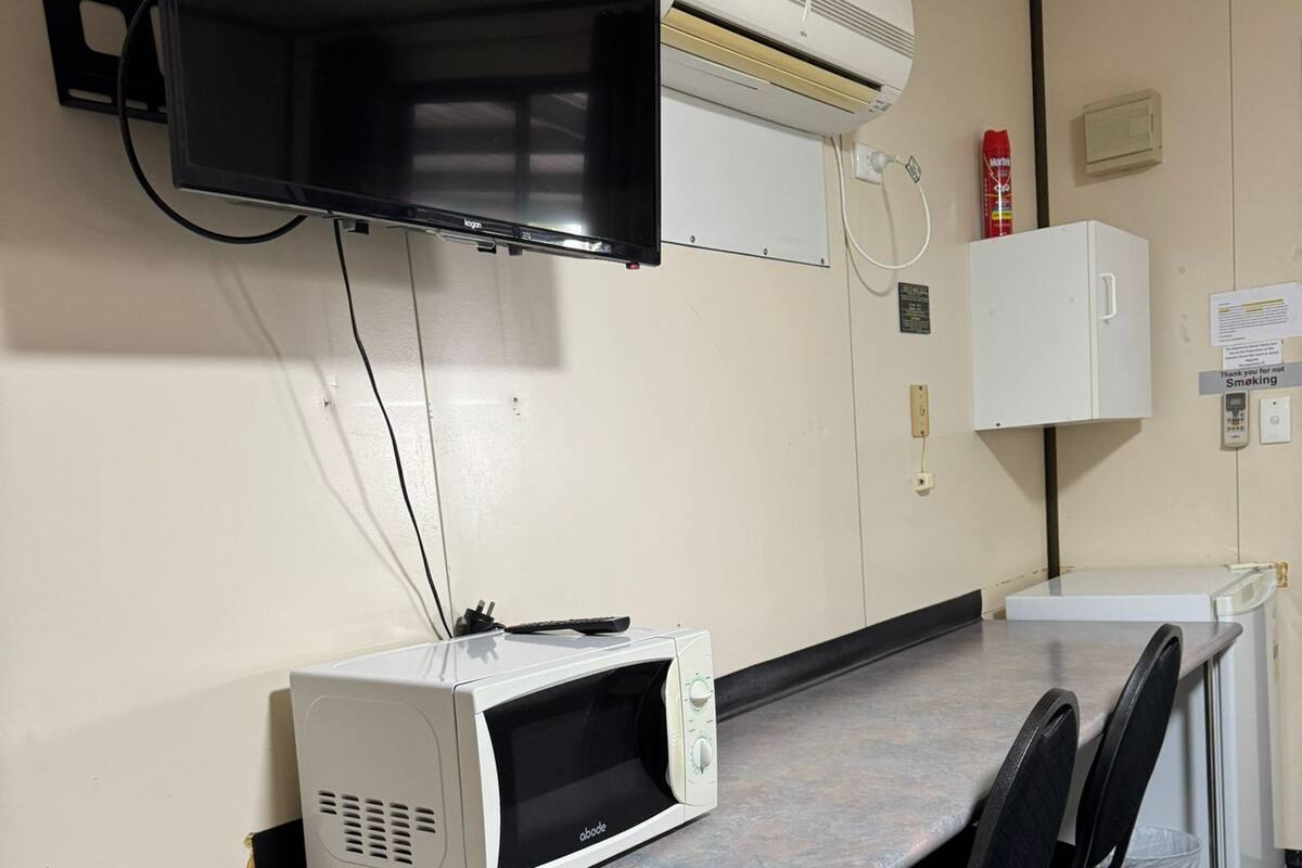 Desk, blackout drapes, iron/ironing board, free WiFi