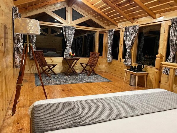 Blick auf den Garten