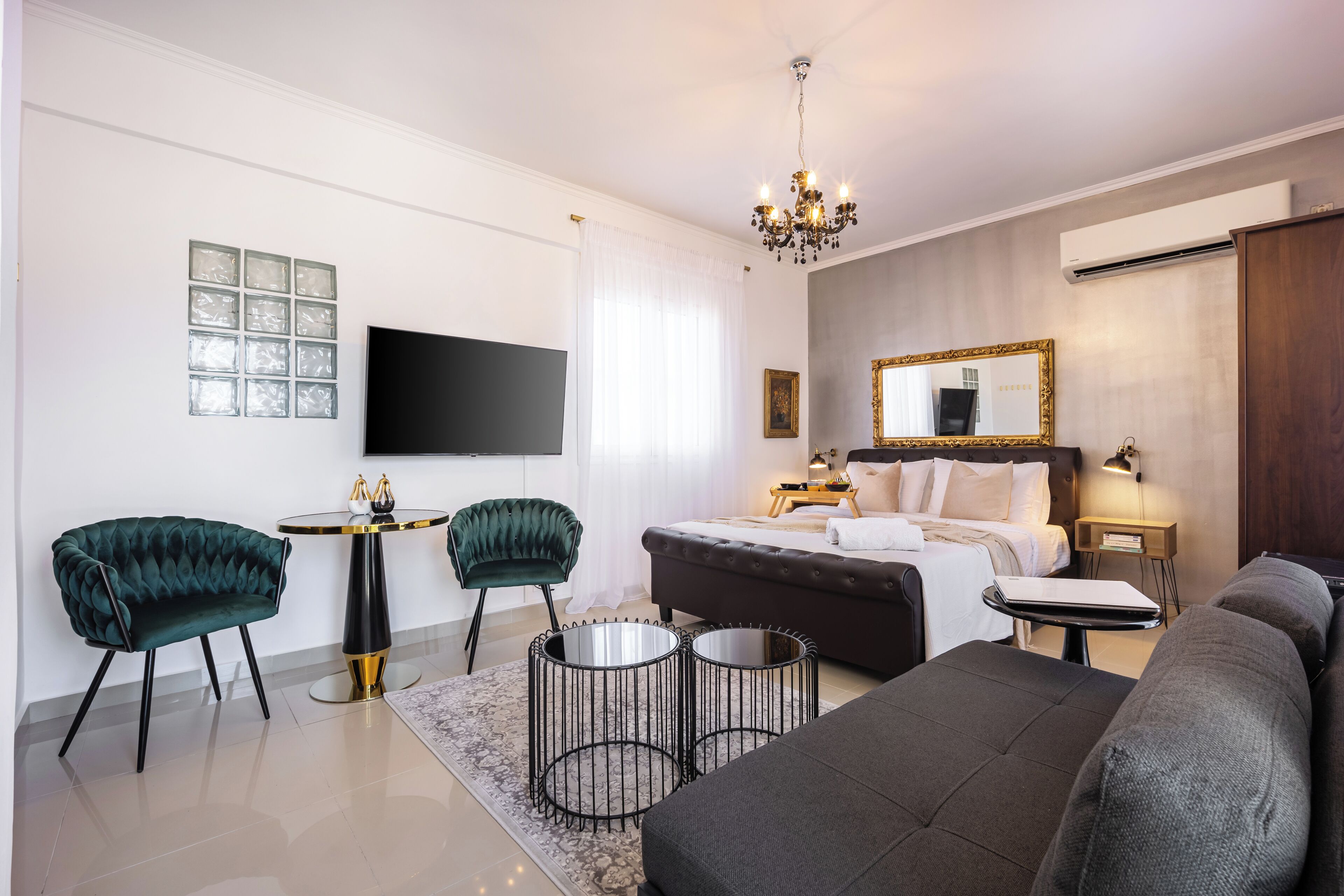 1 間睡房、熨斗/熨衫板、免費 Wi-Fi、床單