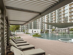 Pool - FIRST CLASS | 4BR | Sobha Skyline Luxury (Sobha Hartland)