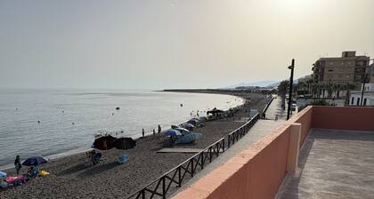 Beachfront with barbecue. Ideal for families