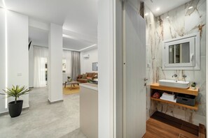 Apartment, 1 Bedroom, City View | Bathroom - Soultani Aparthotel by HarmonyHomesAway (Athens)