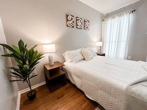 2 bedrooms, iron/ironing board, free WiFi, bed sheets