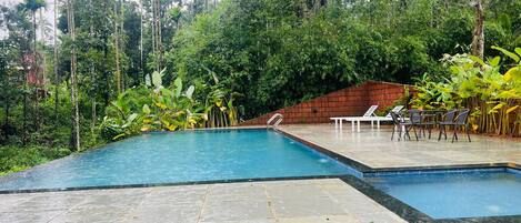 Indoor pool, outdoor pool