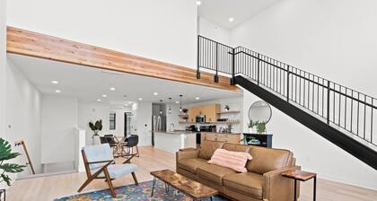The Lockwood Loft | Modern 2BR Townhome w/ Garage + Balcony