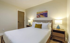 1 bedroom, travel crib, WiFi, bed sheets