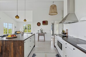 Fridge, oven, dishwasher, electric kettle