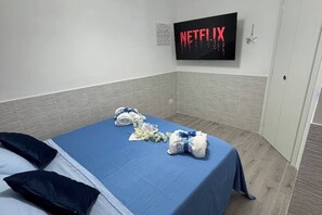 1 chambre, fer et planche Ă repasser, Wi-Fi gratuit, draps fournis