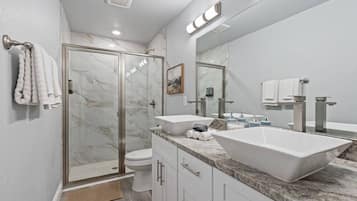 Hair dryer, towels