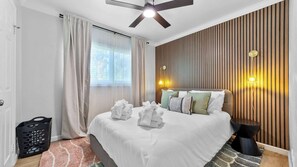 8 bedrooms, iron/ironing board, travel cot, WiFi