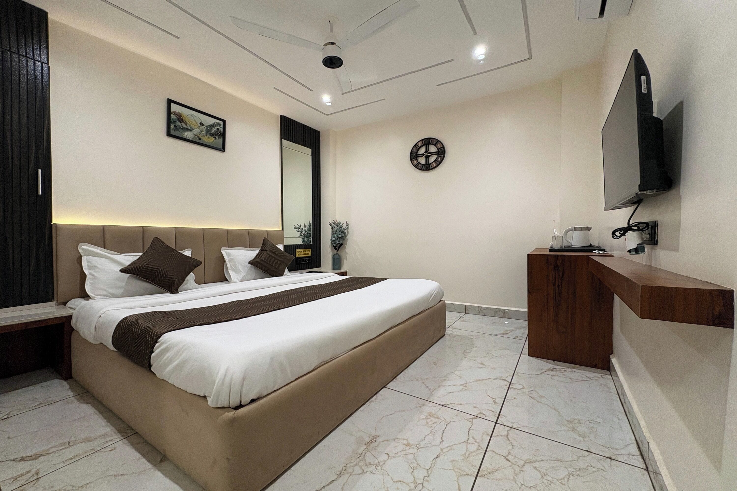 Desk, rollaway beds (surcharge), WiFi (free), bed sheets