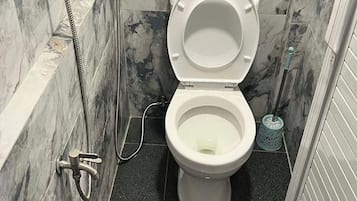 Douche, serviettes fournies
