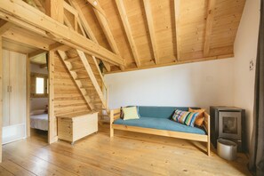 Comfort-Ferienhütte, Bergblick