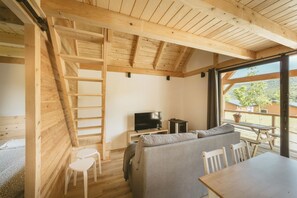 Deluxe-Ferienhütte, Bergblick