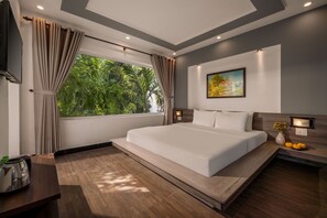 Deluxe Double Room, Balcony, Pool View