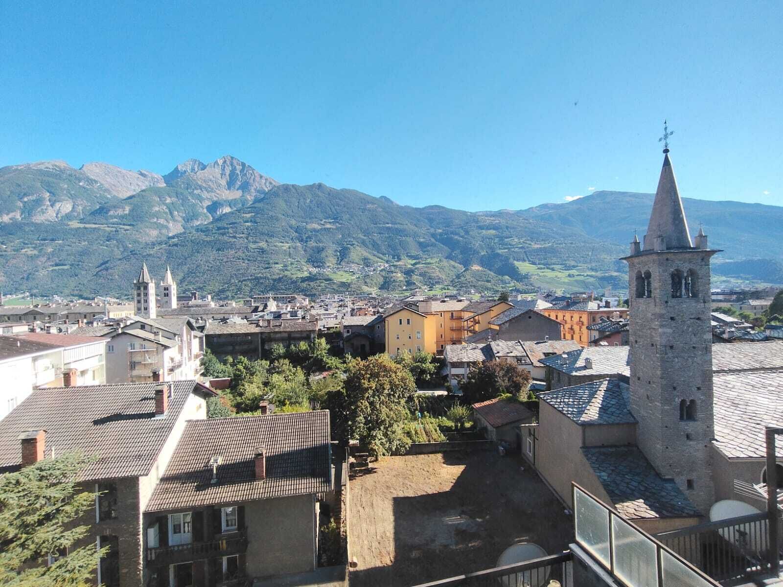 Blick von der Unterkunft