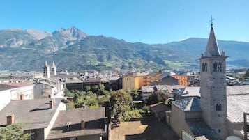 Blick von der Unterkunft