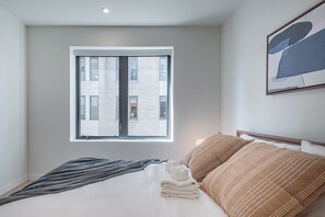 2 bedrooms, iron/ironing board, travel crib, free WiFi