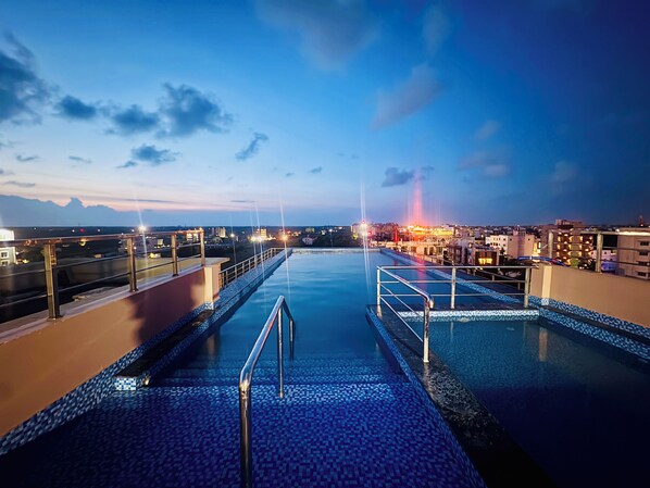 Rooftop pool