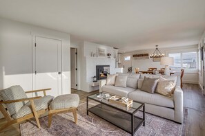 House (1 Bedroom) | Interior - Beach Access, Deck: Waterfront Whidbey Island Home (Greenbank)