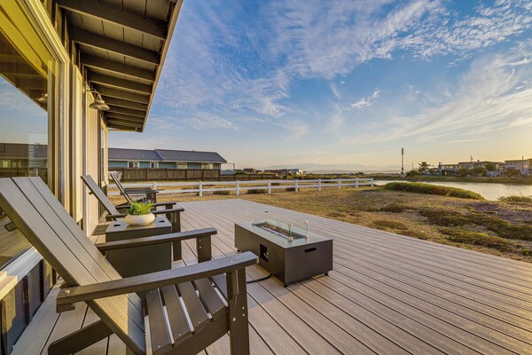 Beach Access, Deck: Waterfront Whidbey Island Home - Port Townsend, WA