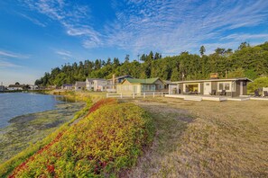 House (1 Bedroom) | Interior - Beach Access, Deck: Waterfront Whidbey Island Home (Greenbank)