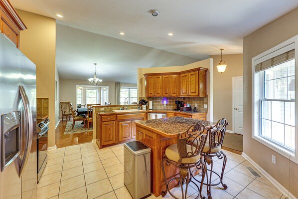 House (3 Bedrooms) | Interior - Golf, Fish & Hike: Hot Springs Village Home! (Hot Springs Village)