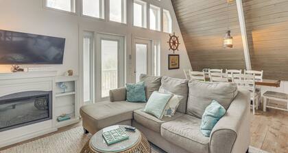 Unique A-frame Beach House: 'the Beacon at Oib'