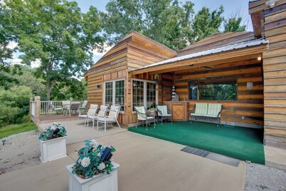 Lakefront Family Cabin w/ Patios in Odessa!