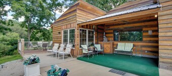 Lakefront Family Cabin w/ Patios in Odessa!
