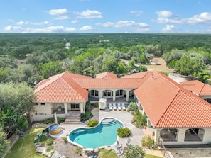 Exterior - Narwhal Ranch: Luxe Wimberley Villa w/ Pool, Hot Tub & Game Room (Wimberley)