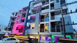 Façade de l’hébergement