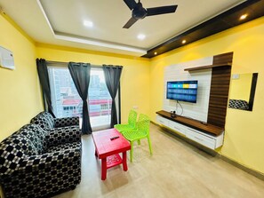 豪華雙人房, 城市景 | 免費 Wi-Fi、床單