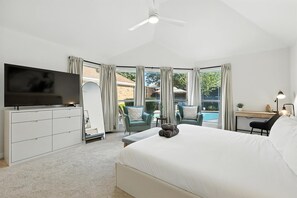 5 bedrooms, iron/ironing board, WiFi, bed sheets - 5-BD/2-BA Upscale Elegance | Pool, Hot Tub, BBQ (Frisco)