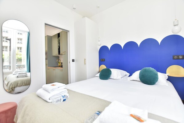Appartement | 1 chambre, espace de travail pour ordinateur portable