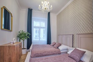 Superior Apartment | Select Comfort beds, in-room safe, desk, blackout drapes