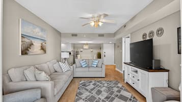 Condo, 2 Bedrooms | Living area | Smart TV, streaming services