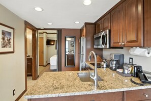 Condo, 1 Bedroom | Private kitchen | Fridge, coffee/tea maker, toaster