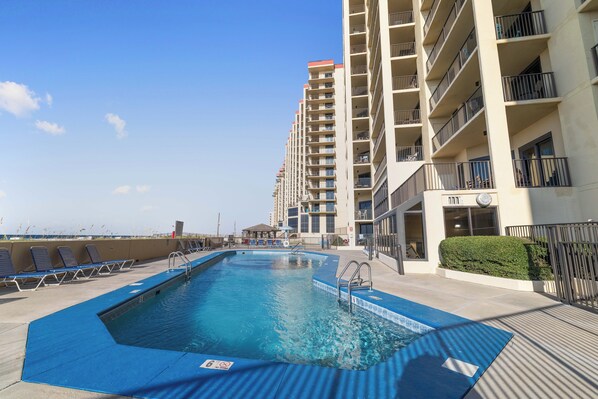 Indoor pool, a heated pool