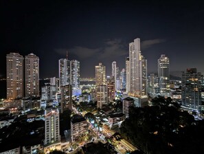 1 bedroom, Internet - w Scenic 1BR w Panoramic City View in Calle 50 (Panama City)