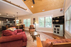 Een televisie en een kantoor