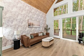 Smart-tv en een open haard