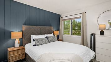 1 bedroom, iron/ironing board, travel crib, free WiFi